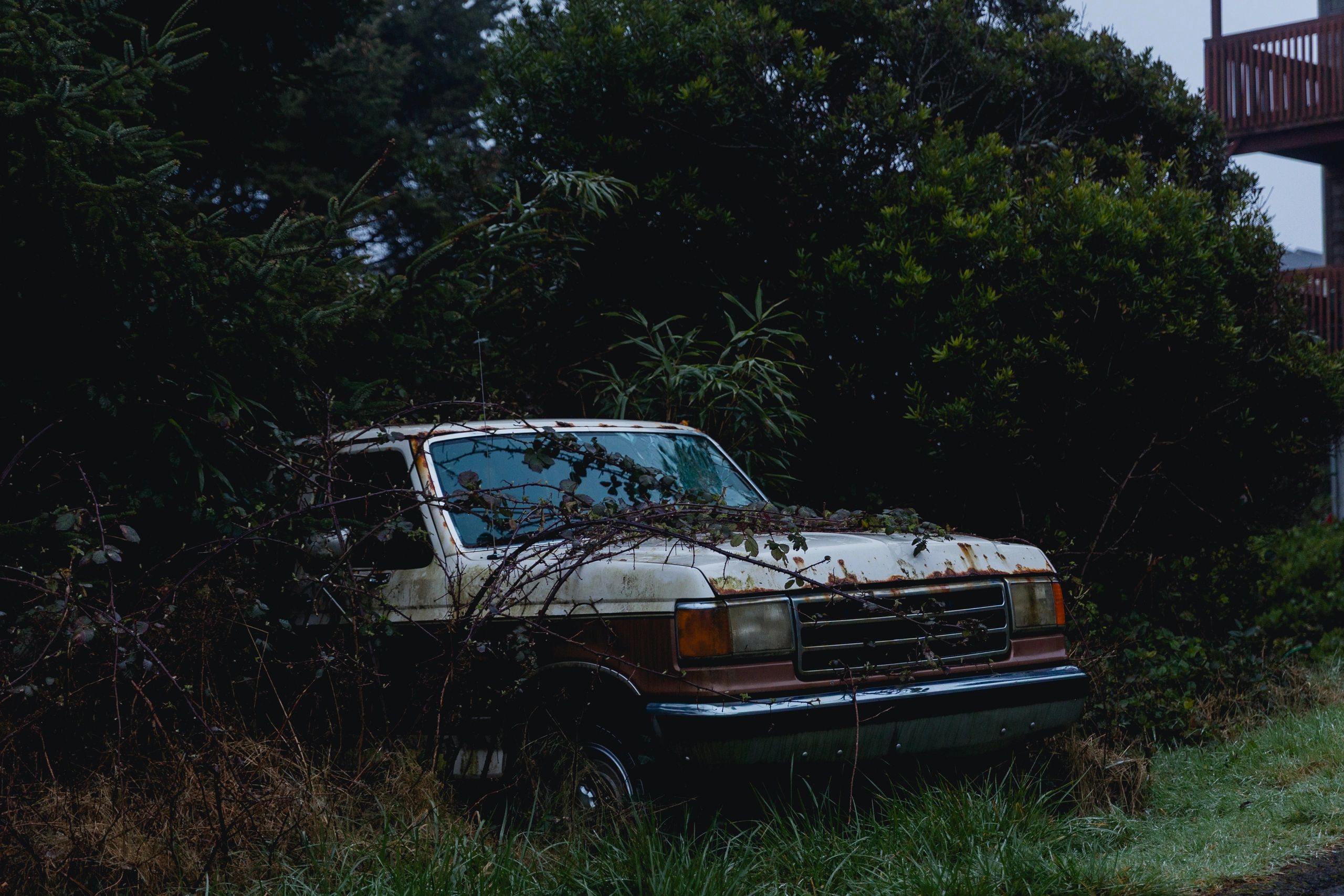 Truck in an outdoor setting